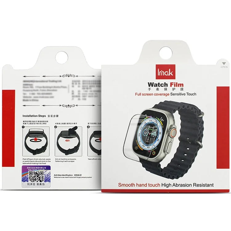 IMAK For Apple Watch Series 10 46mm Screen Protector Anti-Scratch PMMA Watch Film