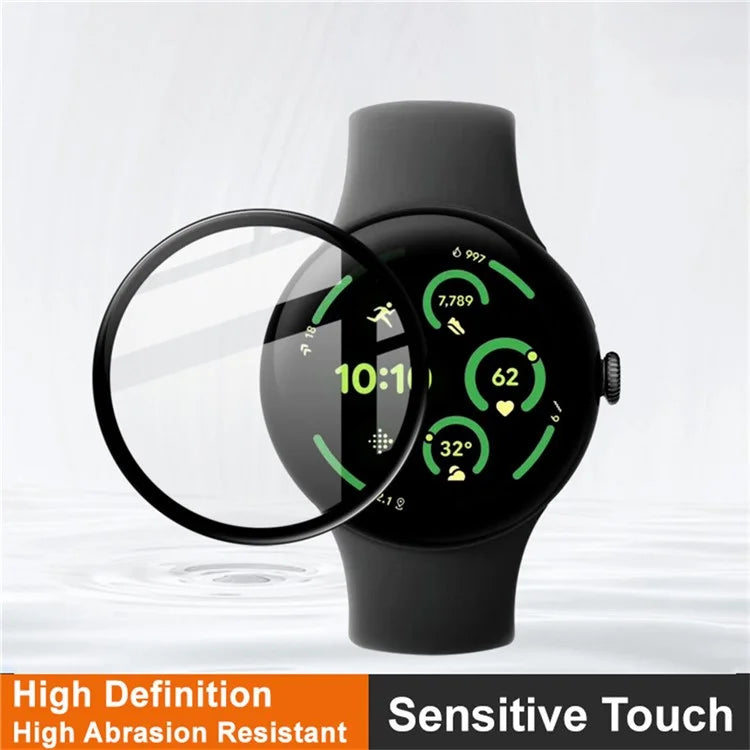 IMAK For Google Pixel Watch 3 45mm Screen Protector Anti-Scratch PMMA Watch Film