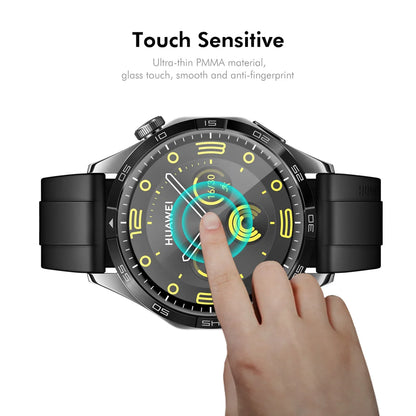 For Huawei Watch GT 5 46mm ENKAY HAT PRINCE Screen Protector 3D Curved PC + PMMA Ultra Clear Film - Black