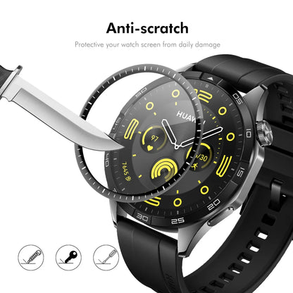 For Huawei Watch GT 5 46mm ENKAY HAT PRINCE Screen Protector 3D Curved PC + PMMA Ultra Clear Film - Black