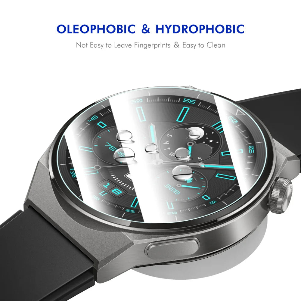 For Huawei Watch GT 5 46mm ENKAY HAT PRINCE 2Pcs Screen Protector 9H Hardness HD Film Guard - Transparent