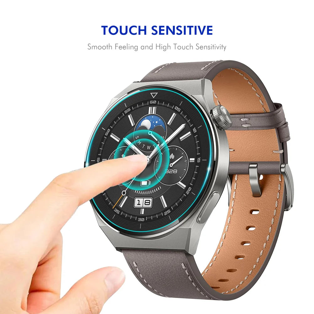 For Huawei Watch GT 5 41mm ENKAY HAT PRINCE 2Pcs Screen Protector 9H Hardness HD Film Guard - Transparent