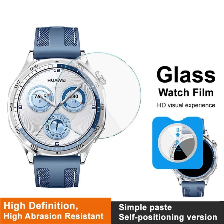 IMAK For Huawei Watch GT 5 46mm Tempered Glass Screen Protector with Installation Tool