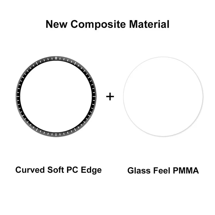 ENKAY HAT PRINCE For Huawei Watch GT 4 46mm Screen Protector Full Coverage 3D Curved Soft PC Edge + PMMA Watch Film