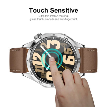 ENKAY HAT PRINCE For Huawei Watch GT 4 46mm Screen Protector Full Coverage 3D Curved Soft PC Edge + PMMA Watch Film