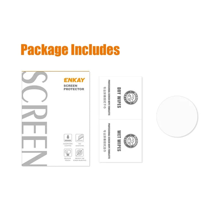 ENKAY HAT PRINCE For Huawei Watch GT 4 41mm Screen Protector Anti-Scratch High Aluminum-silicon Glass 0.2mm 9H Watch Film