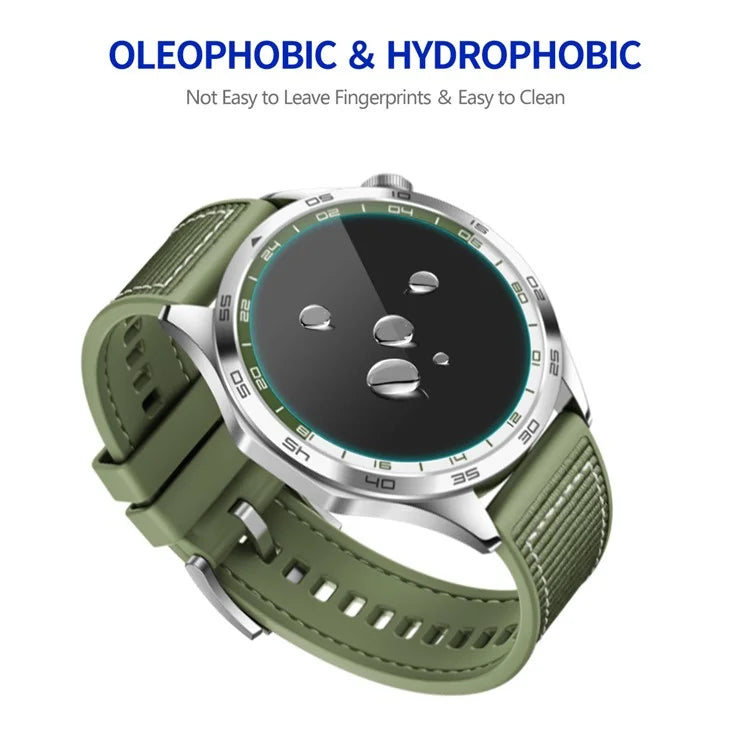 ENKAY HAT PRINCE 5Pcs for Huawei Watch GT 4 46mm HD Clear Screen Protector High Aluminum-silicon Glass 0.2mm 9H Watch Film