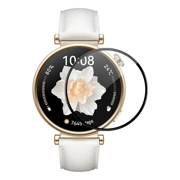 ENKAY HAT PRINCE For Huawei Watch GT 4 41mm Screen Protector 3D Curved Soft PC Edge + PMMA Full Coverage Film
