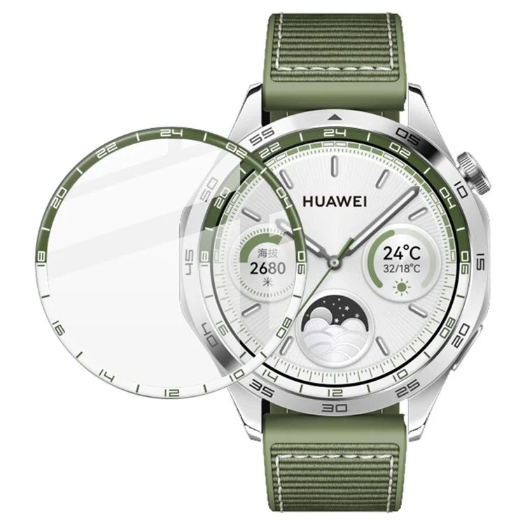 IMAK Compatible with Huawei Watch GT 4 46mm Screen Protector (Only for Green) Anti Scratch PMMA HD Watch Film