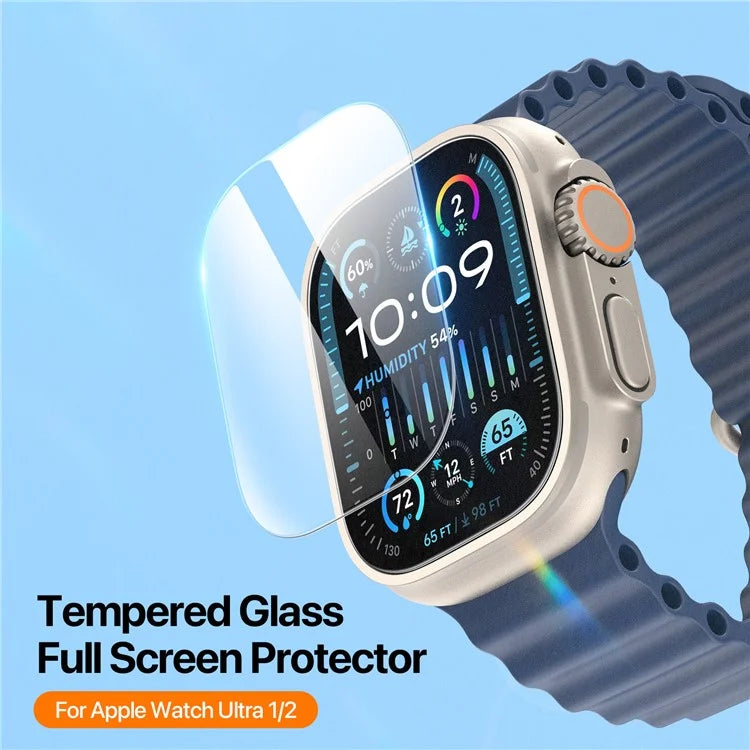DUX DUCIS For Apple Watch Ultra 49mm / Ultra 2 49mm Screen Protectors High Aluminium-silicon Glass Watch Film