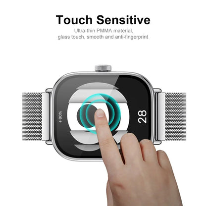 ENKAY HAT PRINCE 10Pcs For Xiaomi Redmi Watch 4 3D Curved Edge Screen Protector HD Transparent PMMA Watch Film