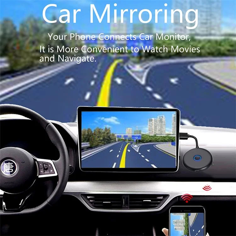 E89B 2.4G WiFi 4K Wireless Horizontal / Vertical Screen Mirroring Adapter HD Display Dongle