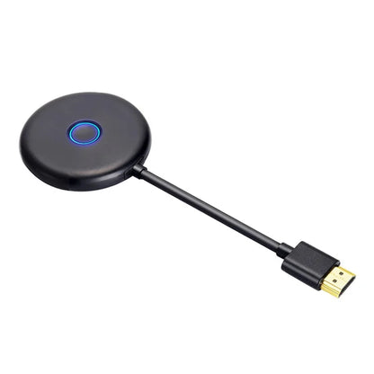 E89BK 2.4G / 5G Dual Band WiFi Wireless Horizontal / Vertical Screen Mirroring Adapter 4K HD Display Dongle