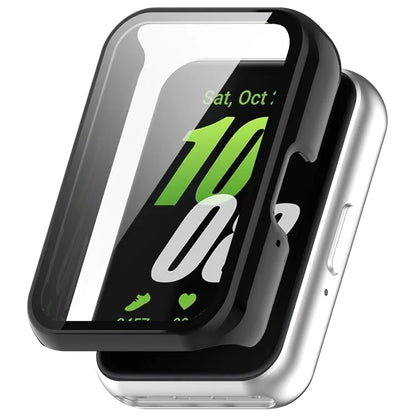 For Samsung Galaxy Fit3 (SM-R390) Case with Tempered Glass Screen Protector Full Coverage Hard PC Watch Cover