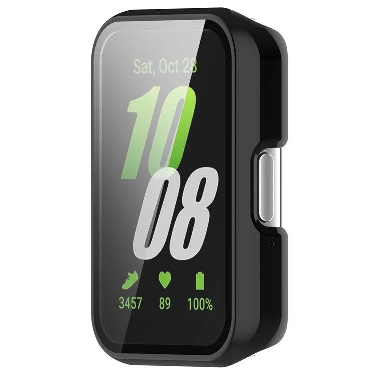 For Samsung Galaxy Fit3 (SM-R390) Case with Tempered Glass Screen Protector Full Coverage Hard PC Watch Cover