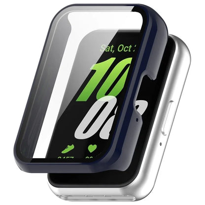 For Samsung Galaxy Fit3 (SM-R390) Case with Tempered Glass Screen Protector Full Coverage Hard PC Watch Cover