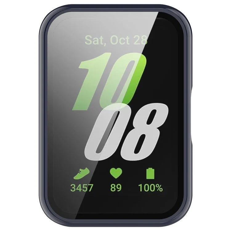 For Samsung Galaxy Fit3 (SM-R390) Case with Tempered Glass Screen Protector Full Coverage Hard PC Watch Cover