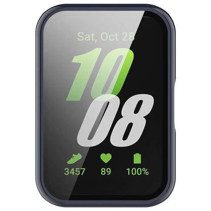 For Samsung Galaxy Fit3 (SM-R390) Case with Tempered Glass Screen Protector Full Coverage Hard PC Watch Cover