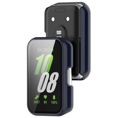 For Samsung Galaxy Fit3 (SM-R390) Case with Tempered Glass Screen Protector Full Coverage Hard PC Watch Cover