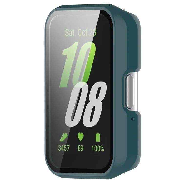 For Samsung Galaxy Fit3 (SM-R390) Case with Tempered Glass Screen Protector Full Coverage Hard PC Watch Cover