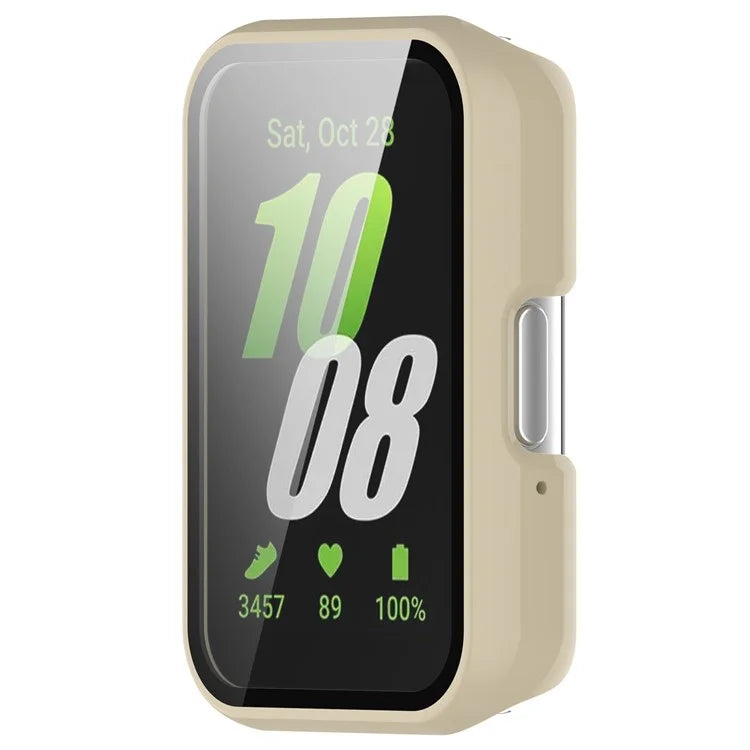For Samsung Galaxy Fit3 (SM-R390) Case with Tempered Glass Screen Protector Full Coverage Hard PC Watch Cover