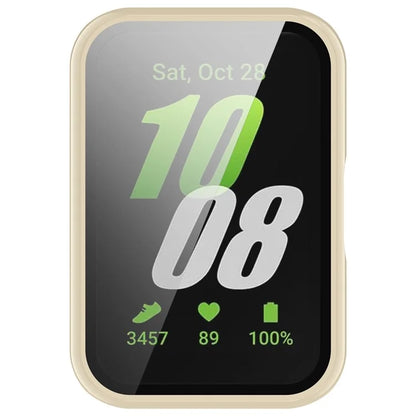 For Samsung Galaxy Fit3 (SM-R390) Case with Tempered Glass Screen Protector Full Coverage Hard PC Watch Cover