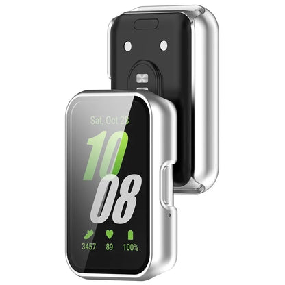 For Samsung Galaxy Fit3 (SM-R390) Case with Tempered Glass Screen Protector Full Coverage Hard PC Watch Cover