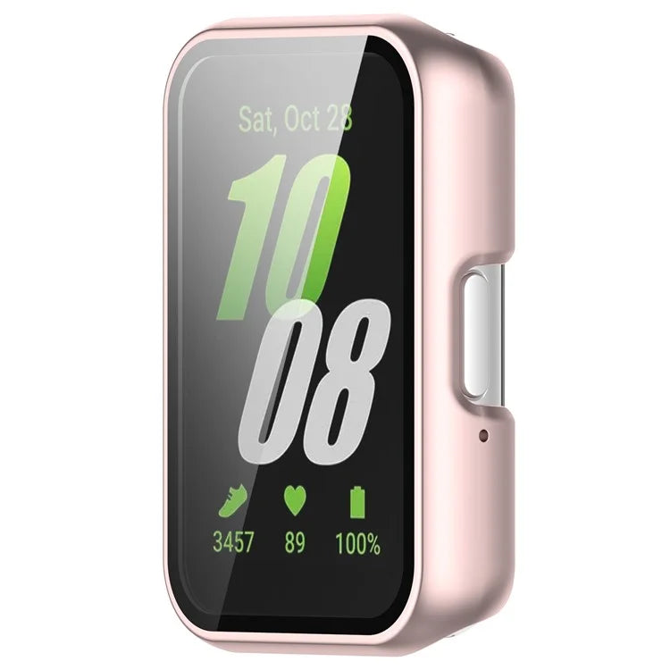 For Samsung Galaxy Fit3 (SM-R390) Case with Tempered Glass Screen Protector Full Coverage Hard PC Watch Cover
