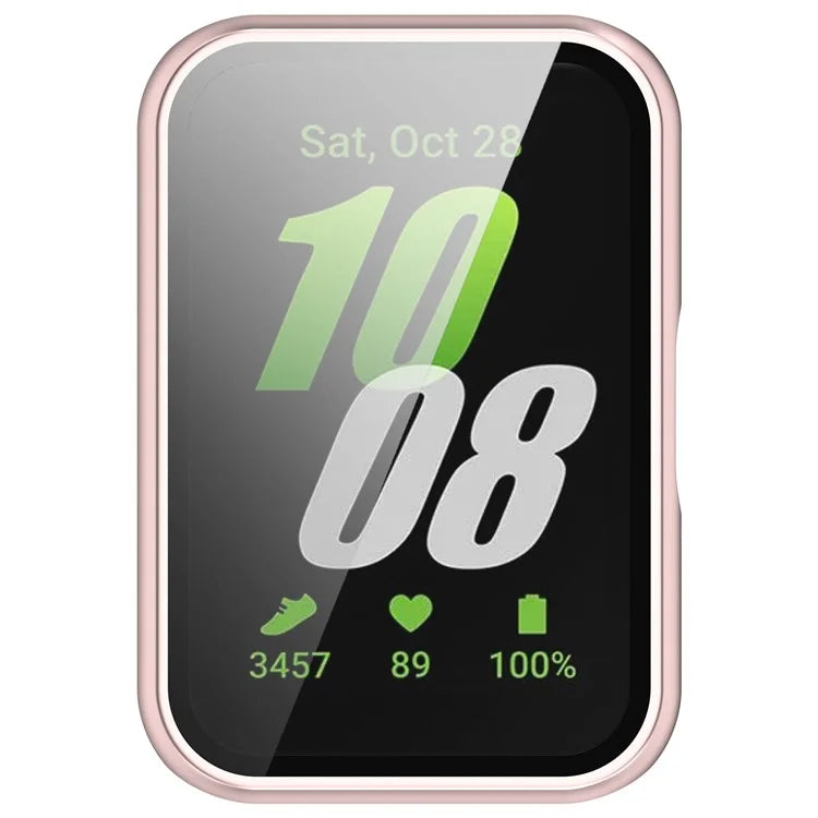 For Samsung Galaxy Fit3 (SM-R390) Case with Tempered Glass Screen Protector Full Coverage Hard PC Watch Cover