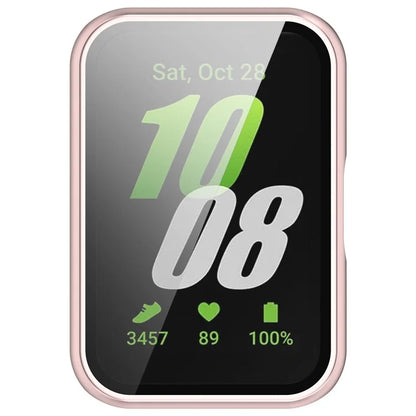 For Samsung Galaxy Fit3 (SM-R390) Case with Tempered Glass Screen Protector Full Coverage Hard PC Watch Cover