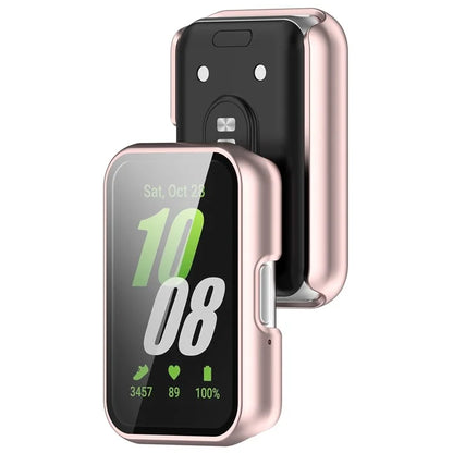 For Samsung Galaxy Fit3 (SM-R390) Case with Tempered Glass Screen Protector Full Coverage Hard PC Watch Cover