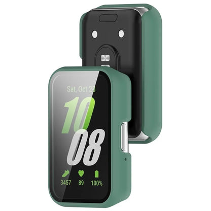 For Samsung Galaxy Fit3 (SM-R390) Case with Tempered Glass Screen Protector Full Coverage Hard PC Watch Cover