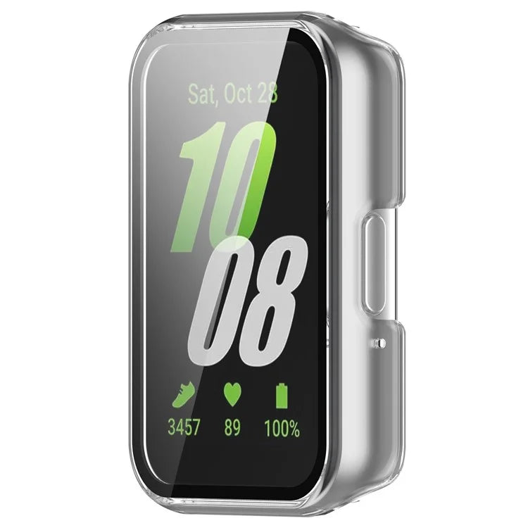 For Samsung Galaxy Fit3 (SM-R390) Case with Tempered Glass Screen Protector Full Coverage Hard PC Watch Cover