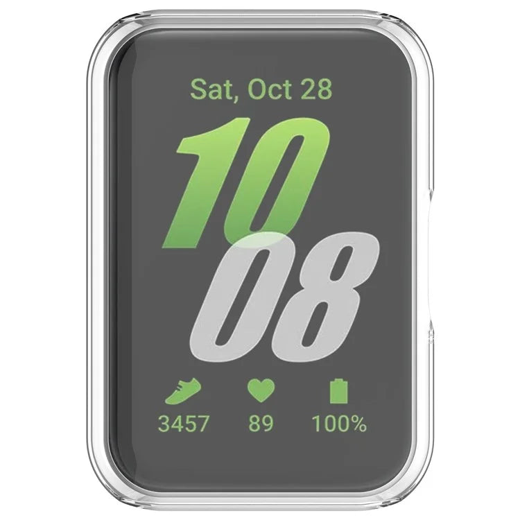 For Samsung Galaxy Fit3 Watch Frame Case Electroplating Fully Wrapped TPU Watch Cover