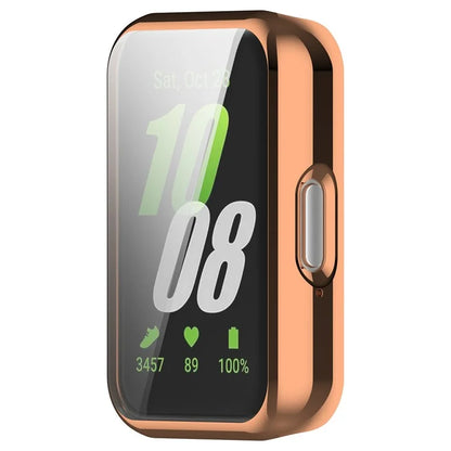 For Samsung Galaxy Fit3 Soft TPU Protective Cover All-inclusive Electroplating Watch Case