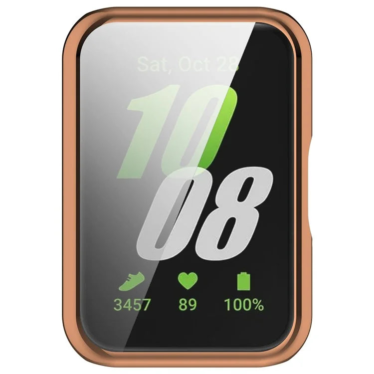 For Samsung Galaxy Fit3 Soft TPU Protective Cover All-inclusive Electroplating Watch Case