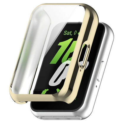 For Samsung Galaxy Fit3 Soft TPU Protective Cover All-inclusive Electroplating Watch Case