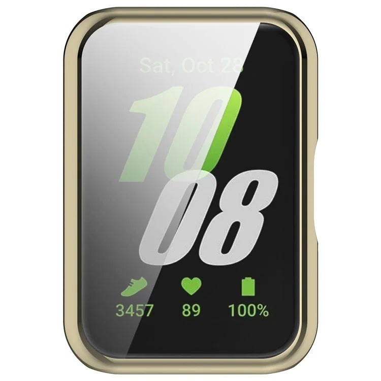 For Samsung Galaxy Fit3 Soft TPU Protective Cover All-inclusive Electroplating Watch Case