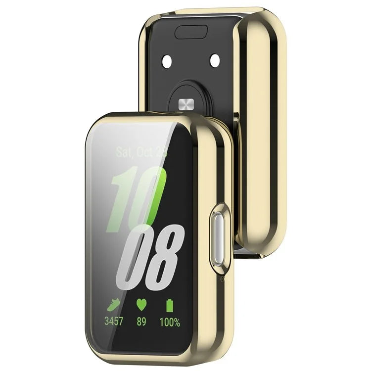 For Samsung Galaxy Fit3 Soft TPU Protective Cover All-inclusive Electroplating Watch Case