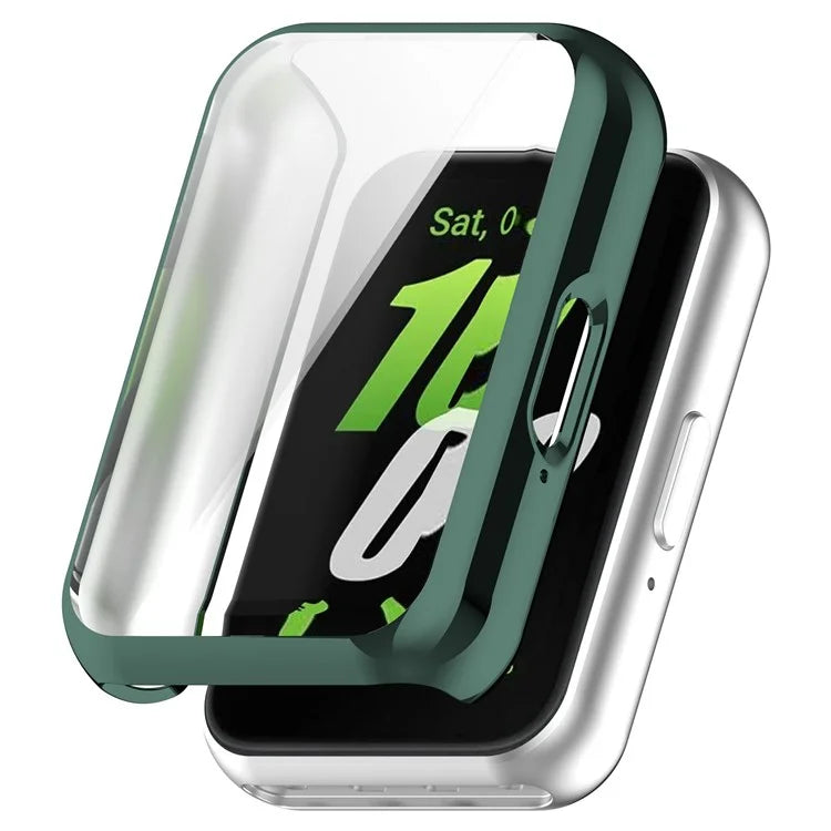 For Samsung Galaxy Fit3 Soft TPU Protective Cover All-inclusive Electroplating Watch Case