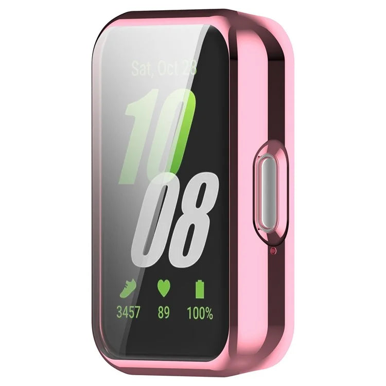 For Samsung Galaxy Fit3 Soft TPU Protective Cover All-inclusive Electroplating Watch Case