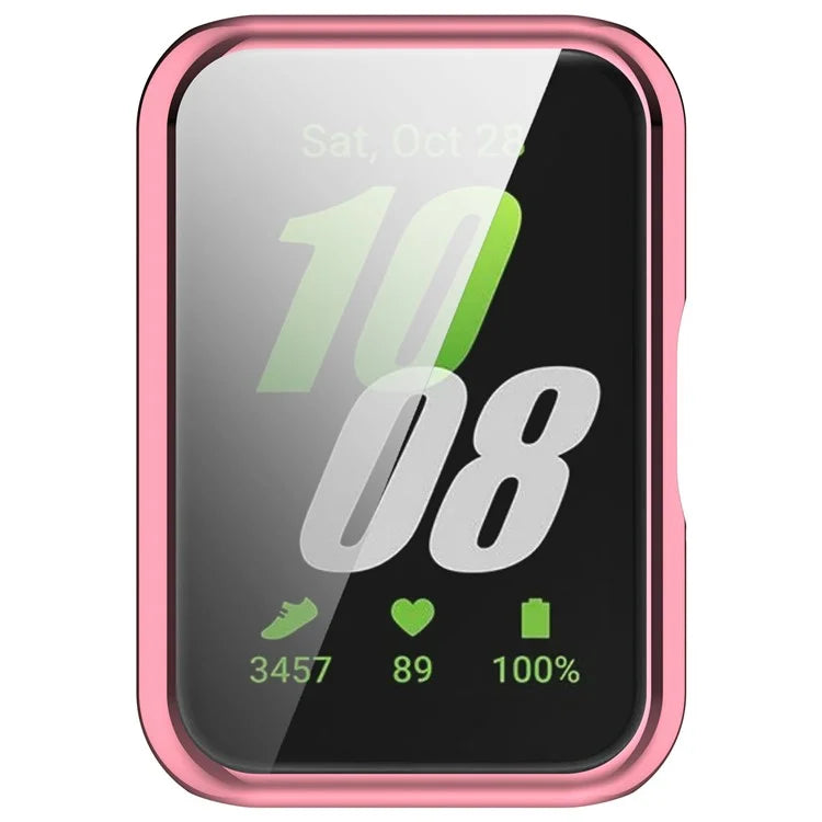 For Samsung Galaxy Fit3 Soft TPU Protective Cover All-inclusive Electroplating Watch Case