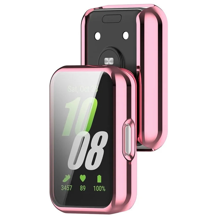 For Samsung Galaxy Fit3 Soft TPU Protective Cover All-inclusive Electroplating Watch Case