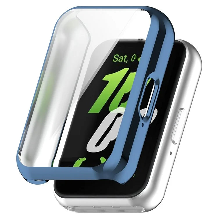 For Samsung Galaxy Fit3 Soft TPU Protective Cover All-inclusive Electroplating Watch Case