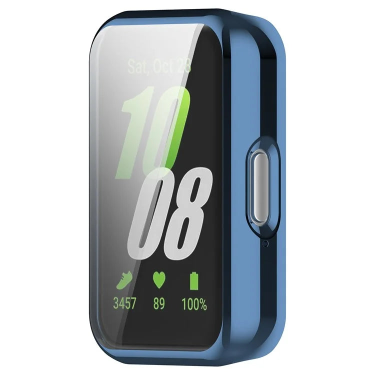 For Samsung Galaxy Fit3 Soft TPU Protective Cover All-inclusive Electroplating Watch Case