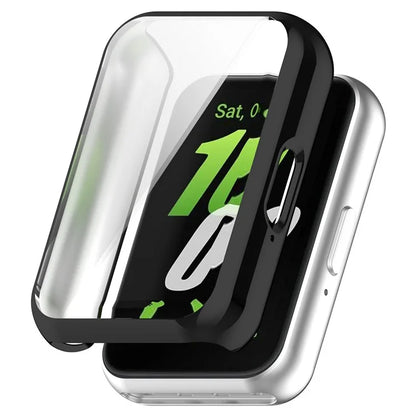 For Samsung Galaxy Fit3 Soft TPU Protective Cover All-inclusive Electroplating Watch Case