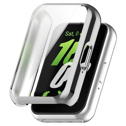 For Samsung Galaxy Fit3 Soft TPU Protective Cover All-inclusive Electroplating Watch Case