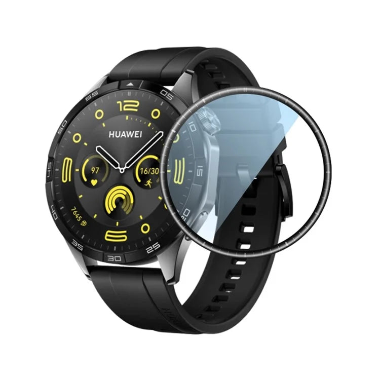 RURIHAI For Huawei Watch GT 4 46mm Full Glue PMMA Screen Protector 3D Curved PMMA Film