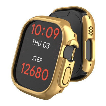 For Apple Watch Series 9  /  8  /  7 41mm Watch Protective Cover Electroplated Hard PC Case