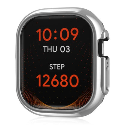 For Apple Watch Series 9  /  8  /  7 45mm Watch Cover Electroplating Drop-proof PC Case